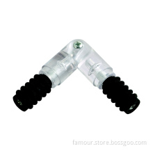 Wholesale Transparent Curtain Rod Right Angle Connector